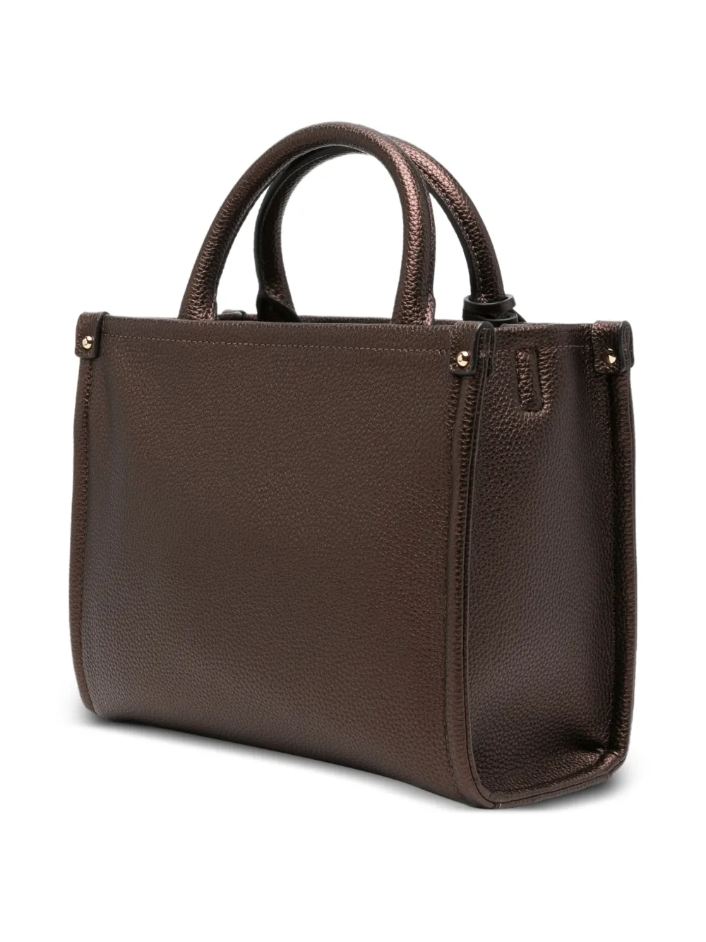 LIU JO Shopper met logoplakkaat Bruin