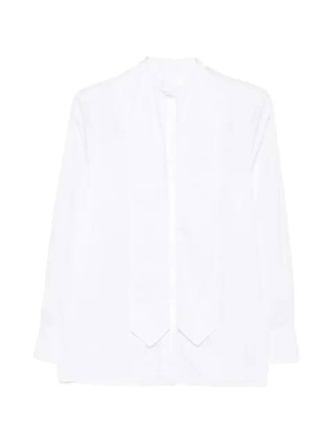 DONDUP tie-detail long-sleeve shirt