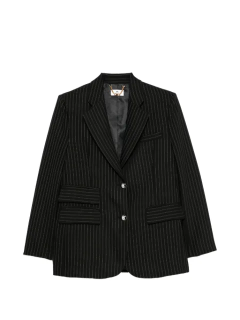Elisabetta Franchi pinstripe-pattern notched-lapels blazer