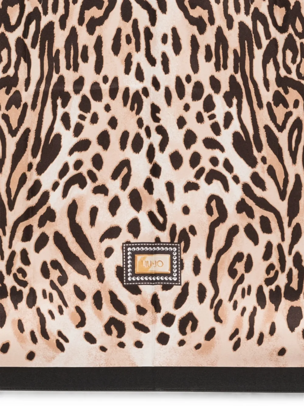 LIU JO Sjaal met luipaardprint Beige