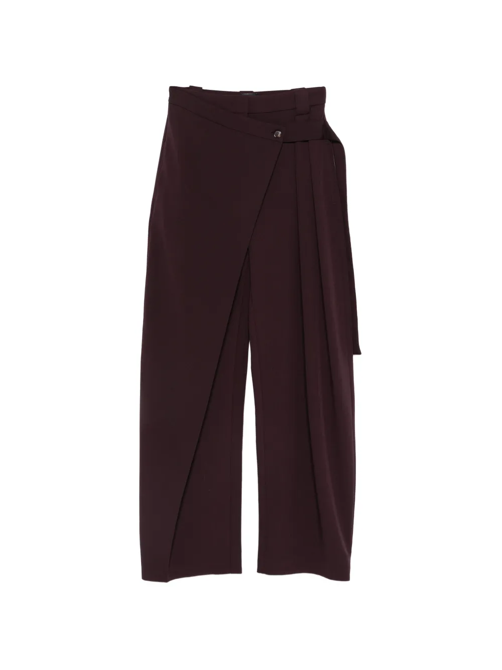 PINKO wrap-front trousers - Rosso