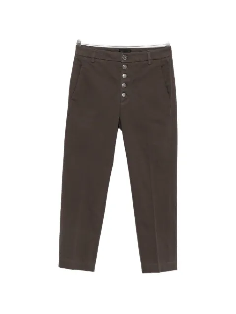 DONDUP Nima button-fly cropped trousers