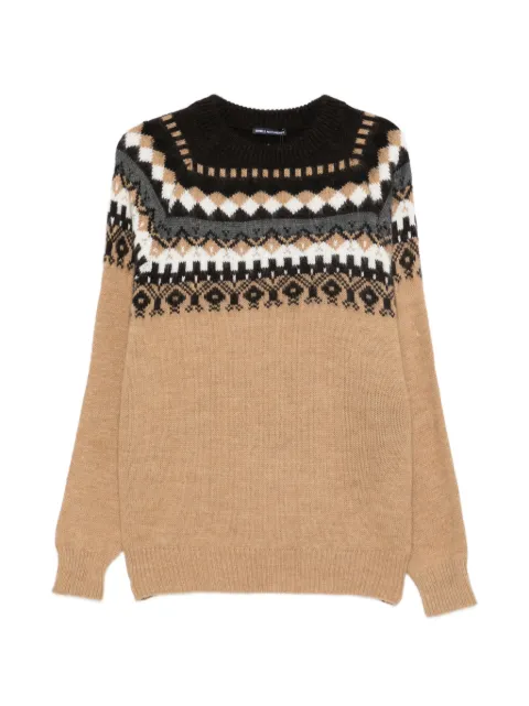 Daniele Alessandrini Fair Isle-knit sweater