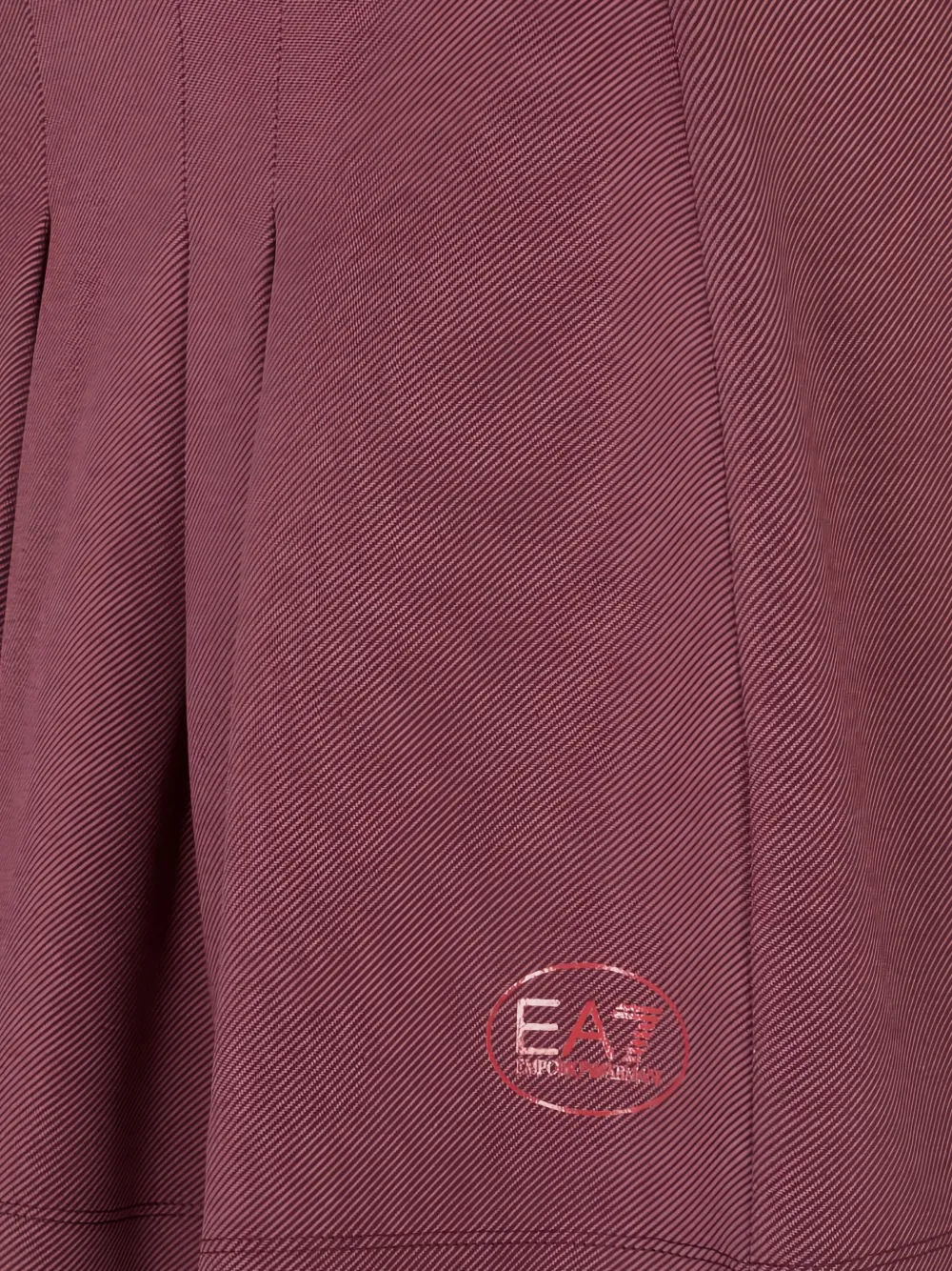Ea7 Emporio Armani Mini-plooirok met logoprint Rood