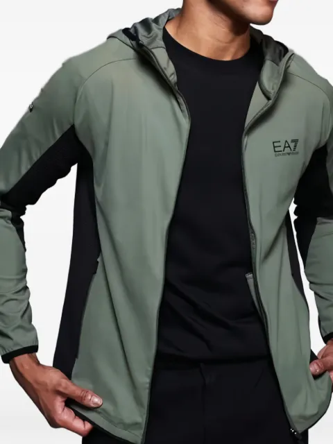 Ea7 Emporio Armani veste à logo imprimé