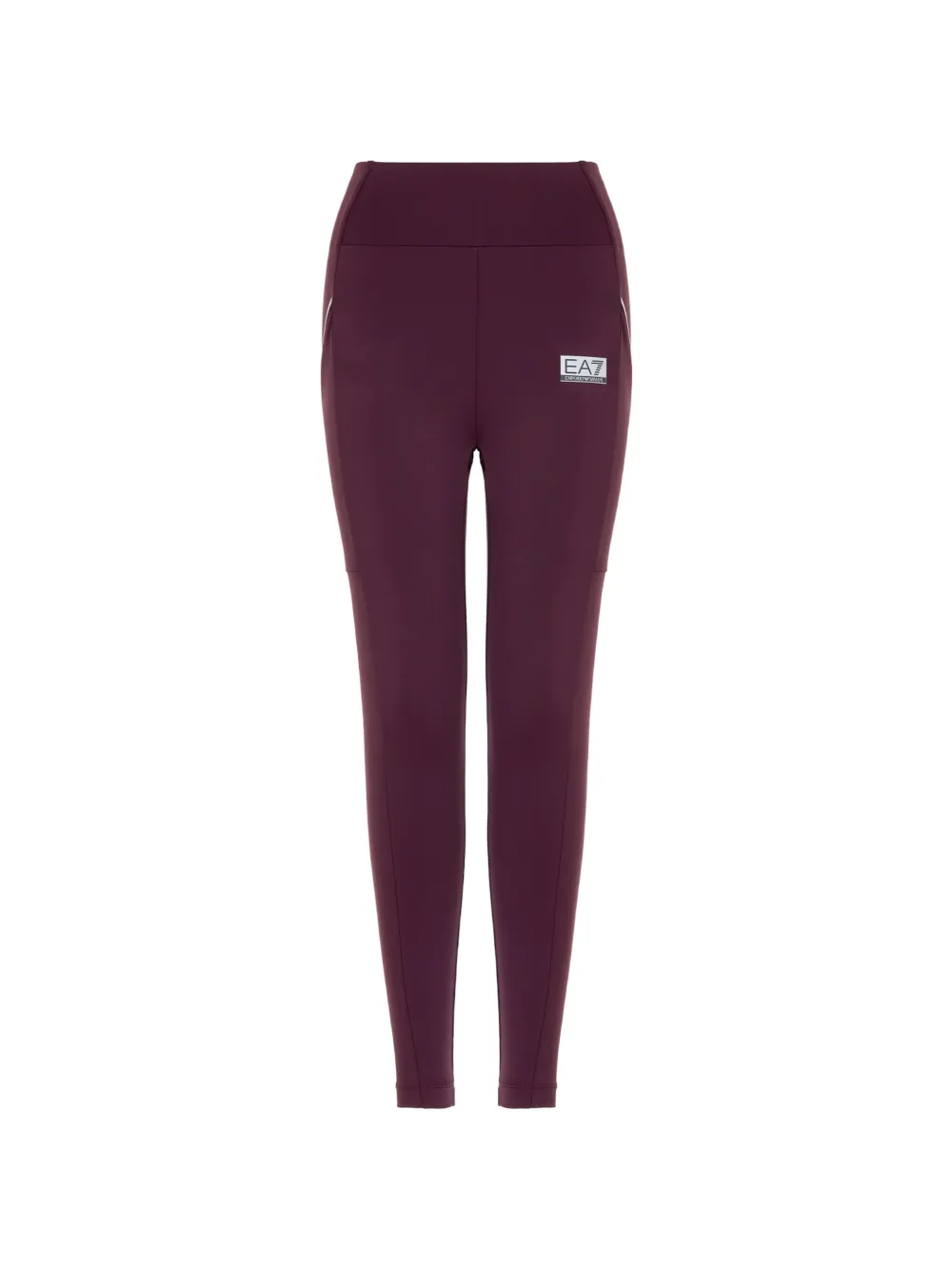 Ea7 Emporio Armani logo-print leggings - Rot