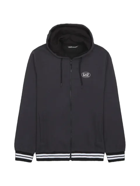 Ea7 Emporio Armani zip-up hoodie