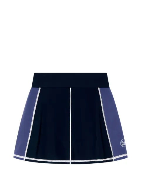 Ea7 Emporio Armani falda con logo estampado y paneles