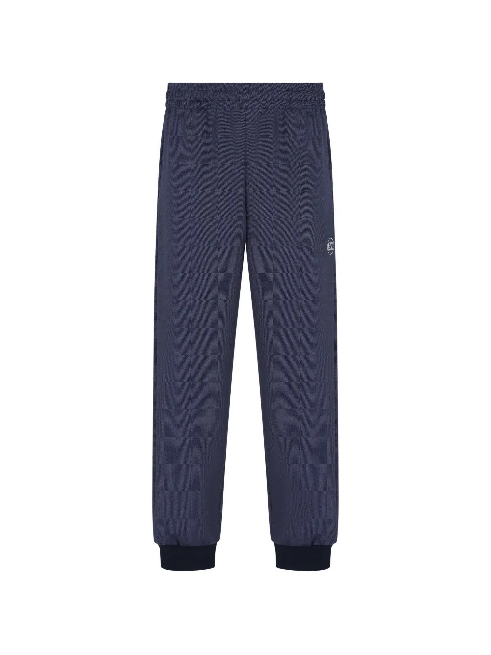 Ea7 Emporio Armani logo-print elasticated-waist track pants - Blau