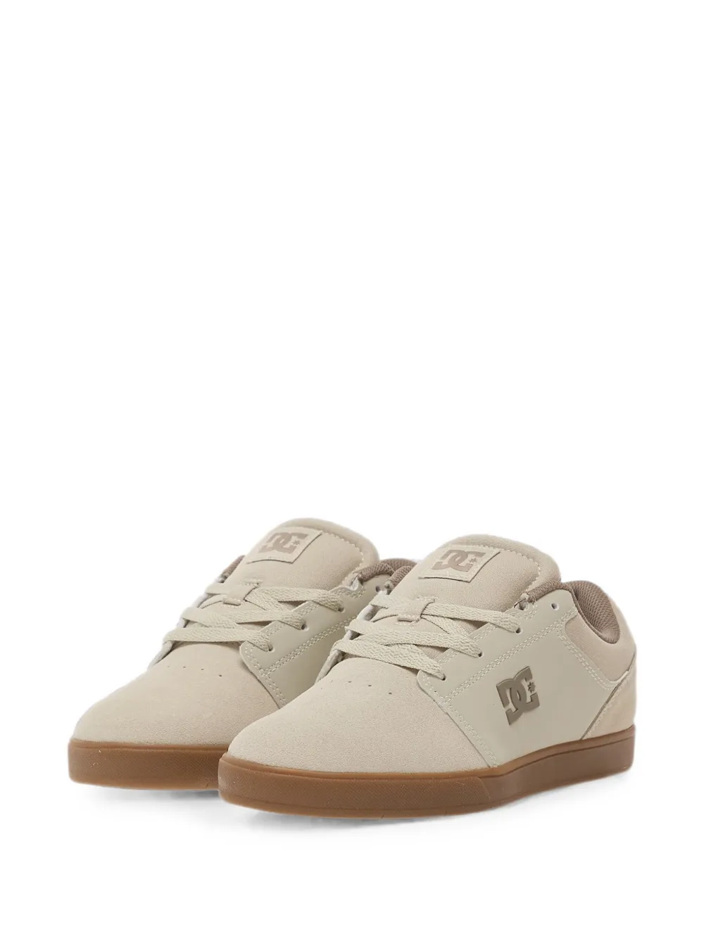 DC Shoes Crisis 2 sneakers met vlakken en logoplakkaat Beige