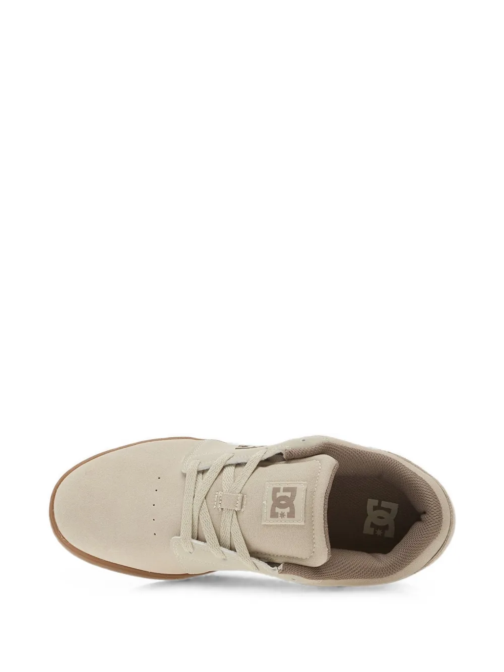 DC Shoes Crisis 2 sneakers met vlakken en logoplakkaat Beige