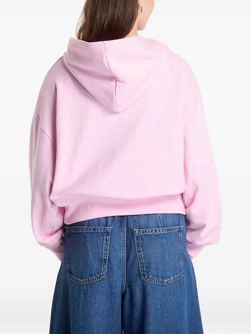 GAP Hoodie met logopatch Roze