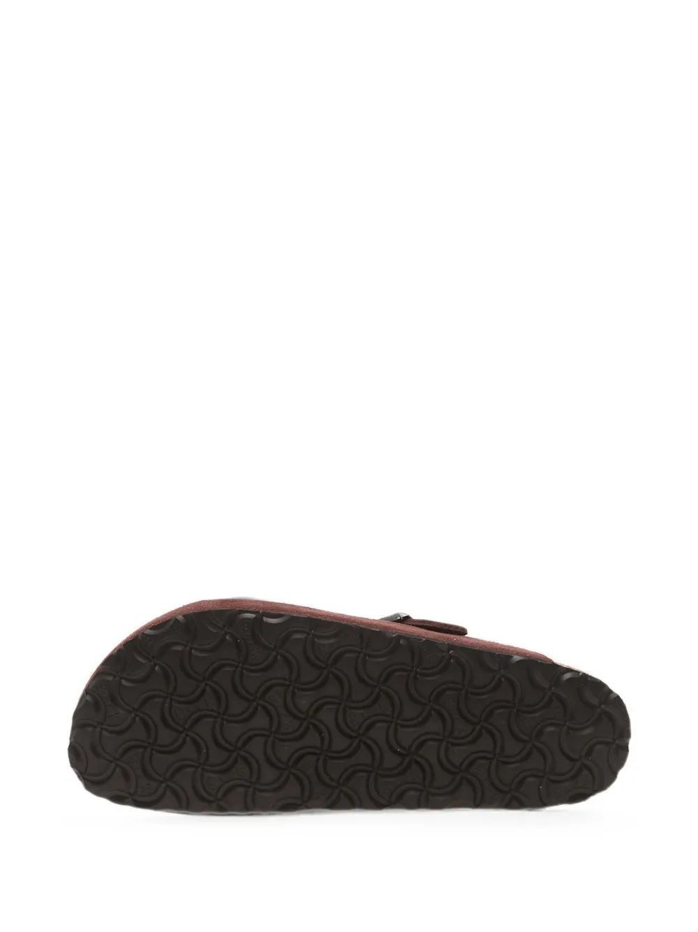 Birkenstock Boston buckle-fastening suede clogs Bruin