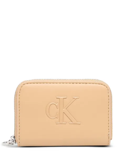 Calvin Klein logo-embossed zip-around wallet