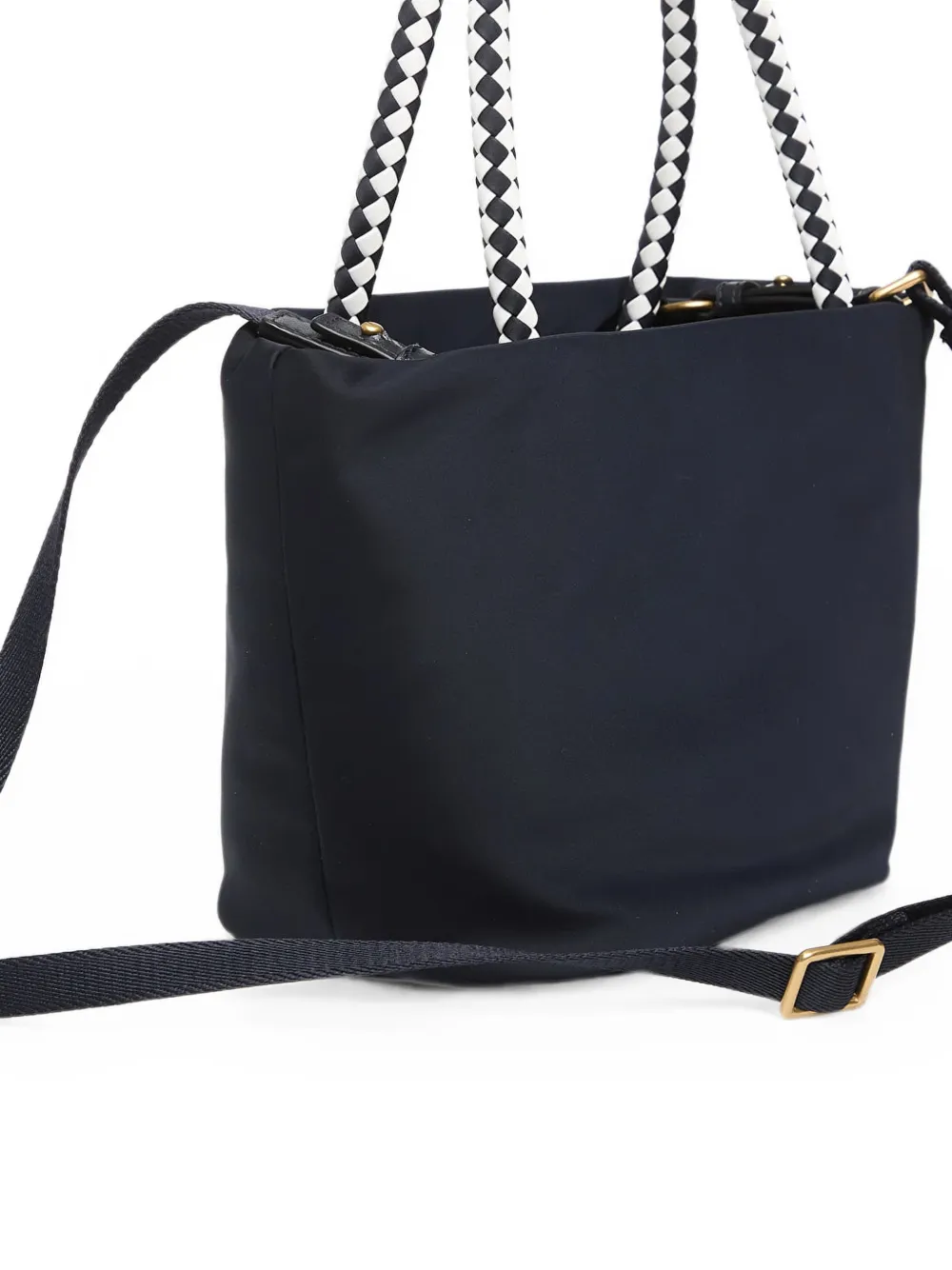 Tommy Hilfiger Marina shopper met geweven handvat Blauw