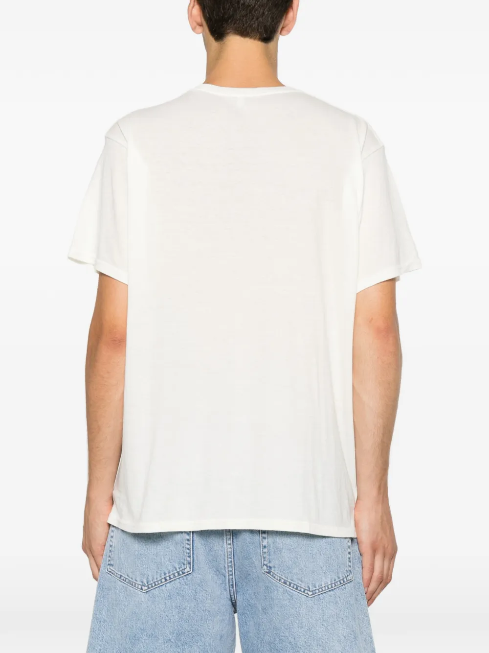 R13 T-shirt met print Beige
