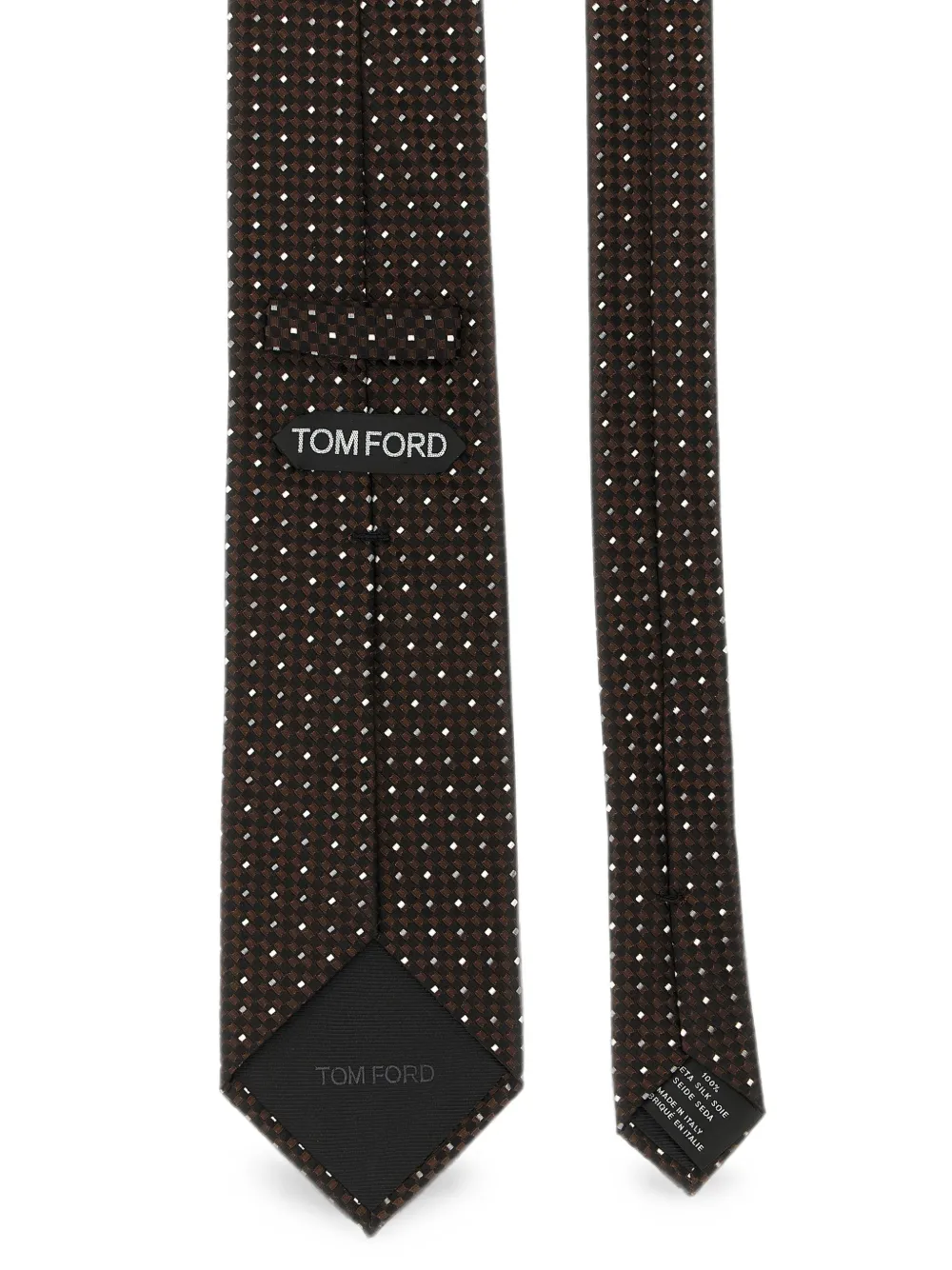 TOM FORD Zijden stropdas Bruin