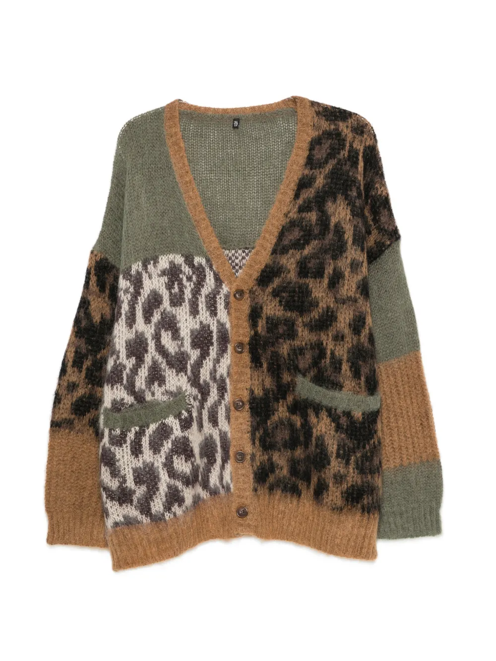 R13 leopard-print cardigan - Braun
