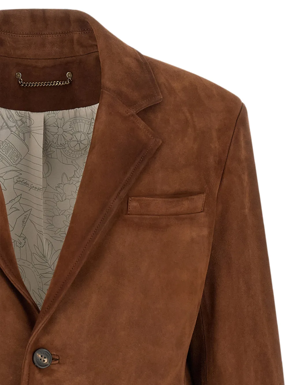 Golden Goose Jack van bruin gewaxt suède