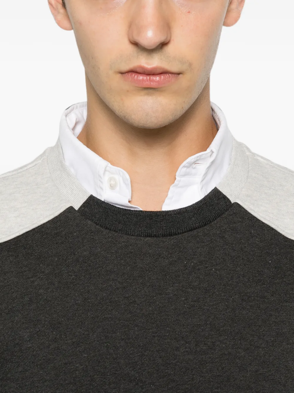 Thom Browne Sweater met lange mouwen Grijs