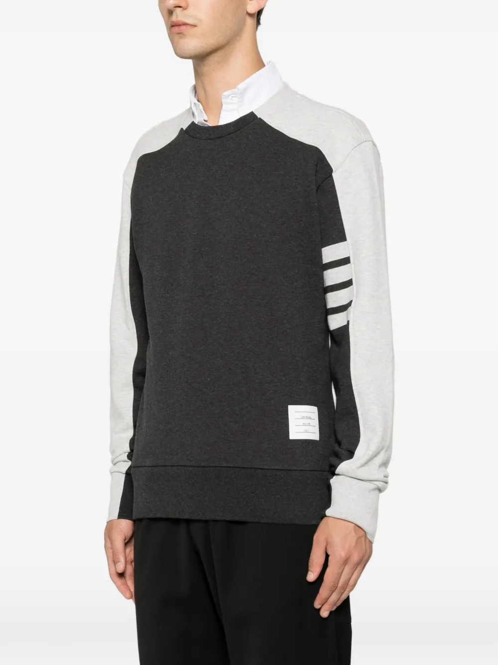 Thom Browne Sweater met lange mouwen Grijs