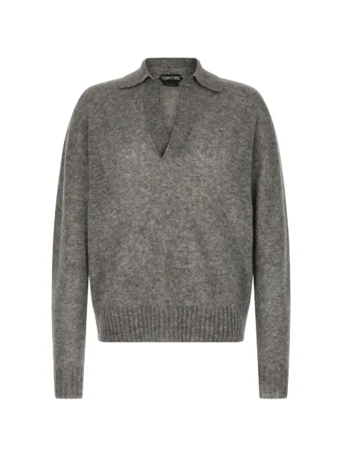 TOM FORD jersey con cuello de polo