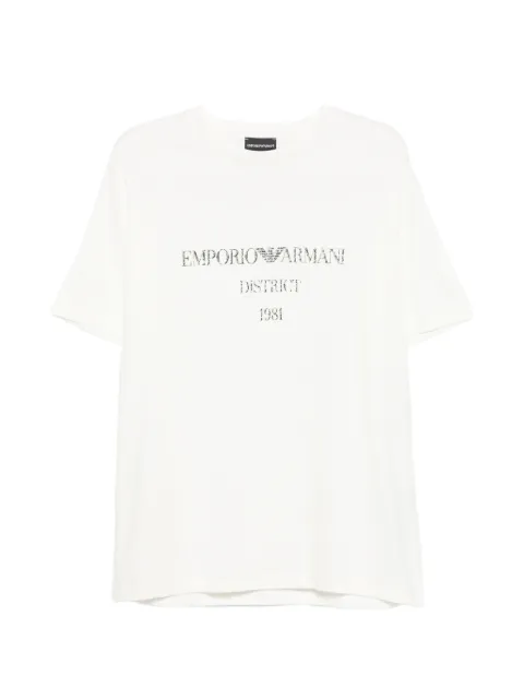 Emporio Armani logo-print crew-neck T-shirt
