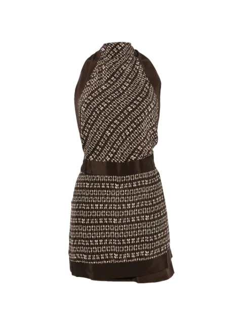 SIR. vestido corto Astrid con cuello halter