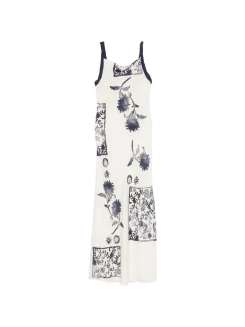 SIR. floral-print cowl-neck maxi dress