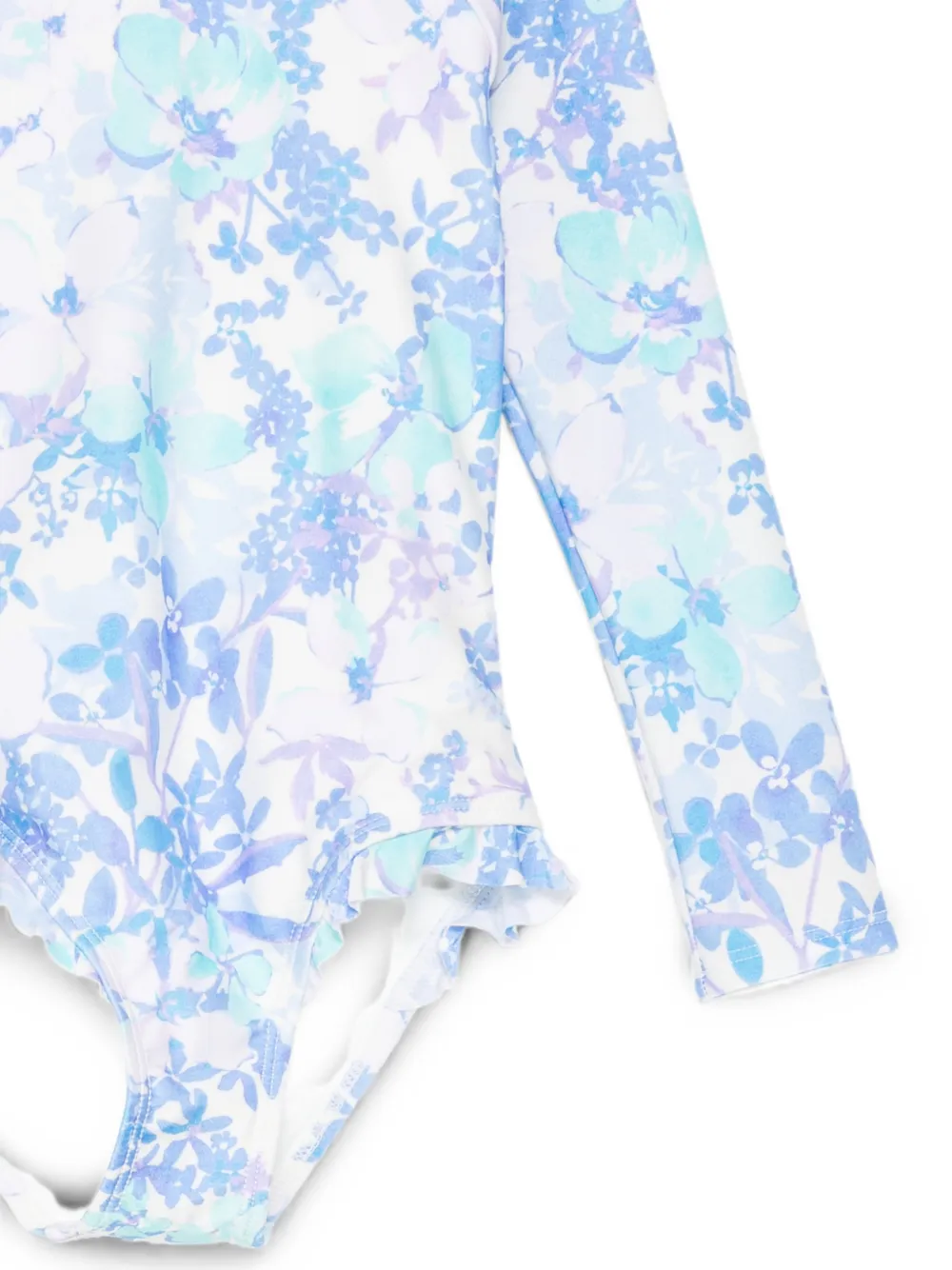 ZIMMERMANN Kids Solstice swimsuit Blauw