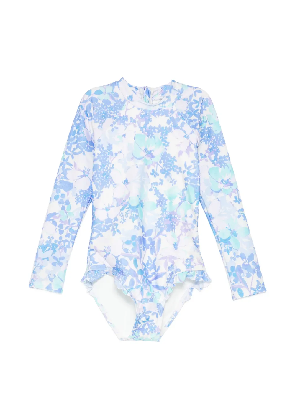 ZIMMERMANN Kids Solstice swimsuit - Blu