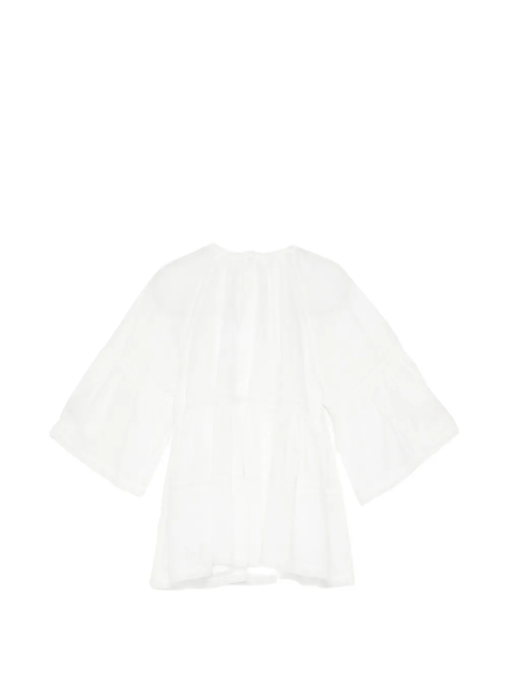 ZIMMERMANN Kids Solstice jurk Wit