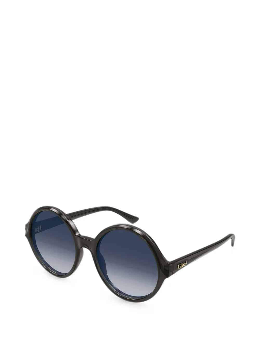 Chloé Eyewear Salomé zonnebril met rond montuur Zwart