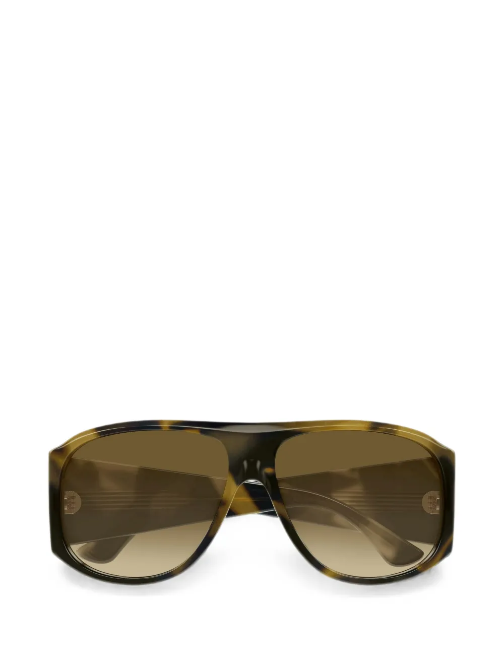 Chloé Eyewear pilot-frame sunglasses - Marrone