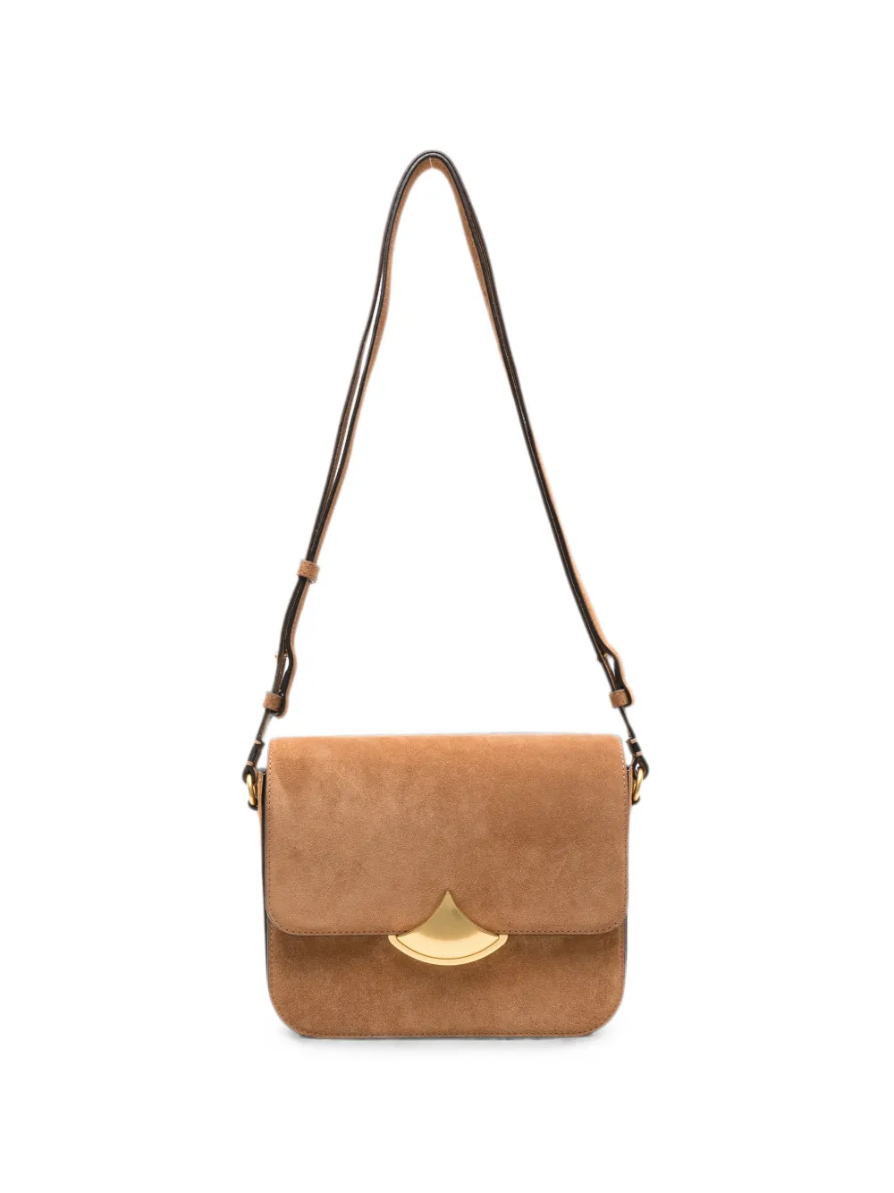 Sessùn gold-tone hardware crossbody bag - Marrone