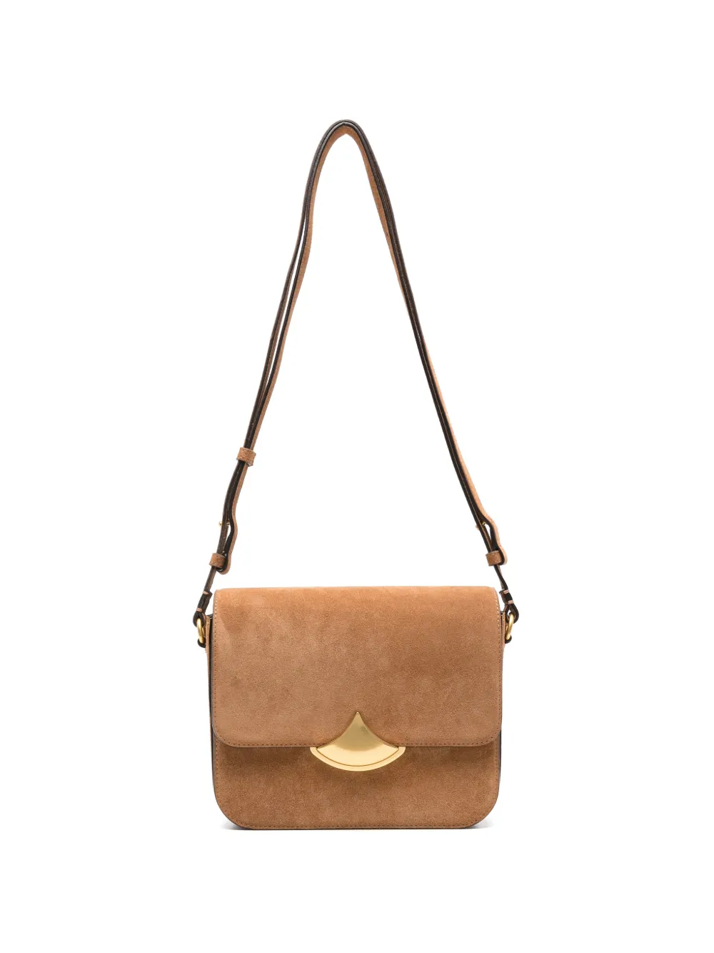 Sessùn gold-tone hardware crossbody bag - Marrone