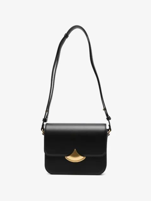 Sessùn bolsa de hombro con apliques de color dorado