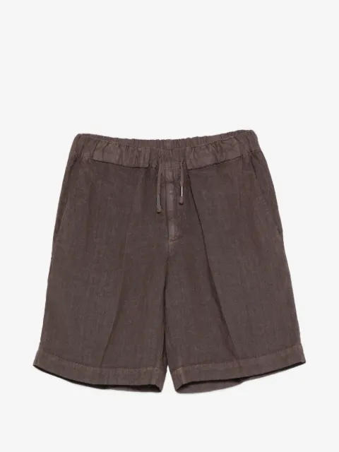InLinum drawstring-waist shorts