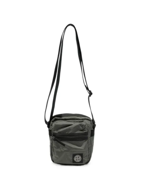 Stone Island logo-patch messenger bag