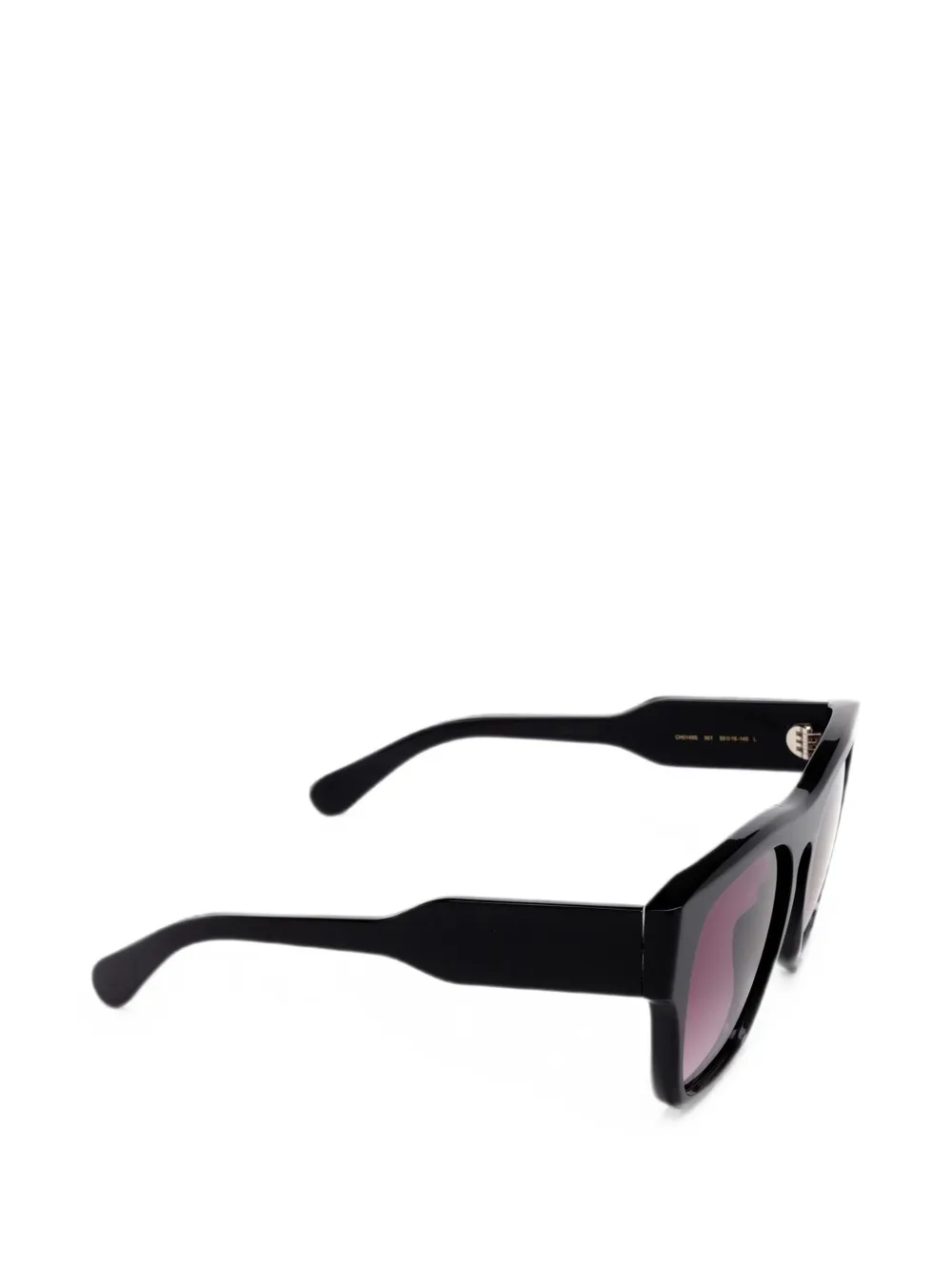Chloé Eyewear Zonnebril met vierkant montuur Zwart