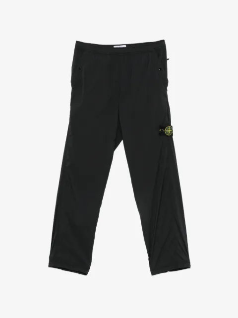 Stone Island logo-patch drawstring trousers