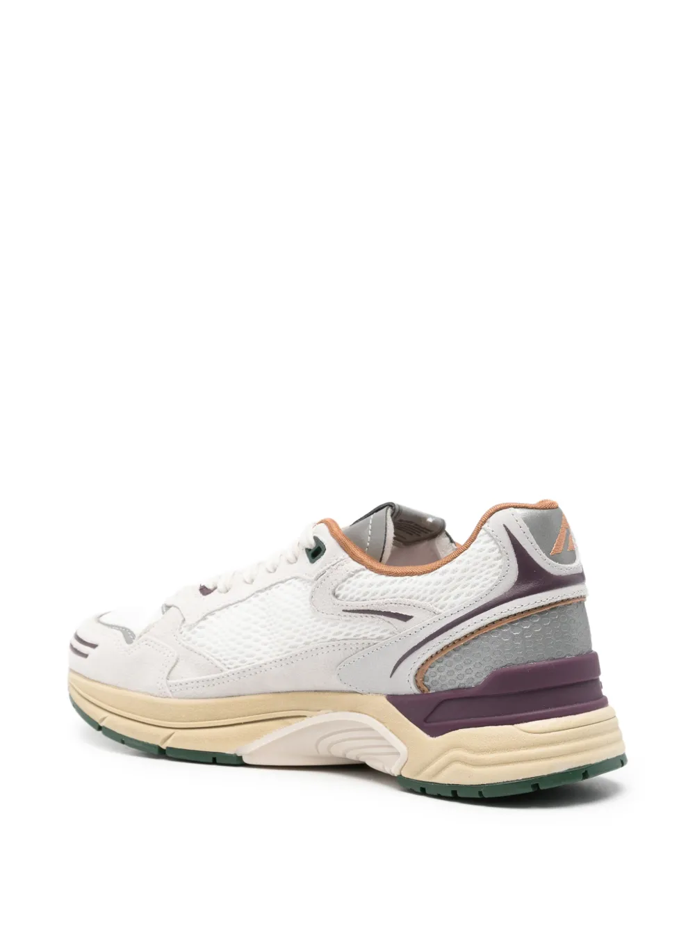 Autry Hyperway panelled lace-up sneakers Wit