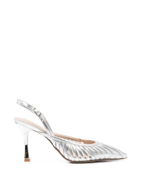 CAFèNOIR cage-detail slingback heeled pumps