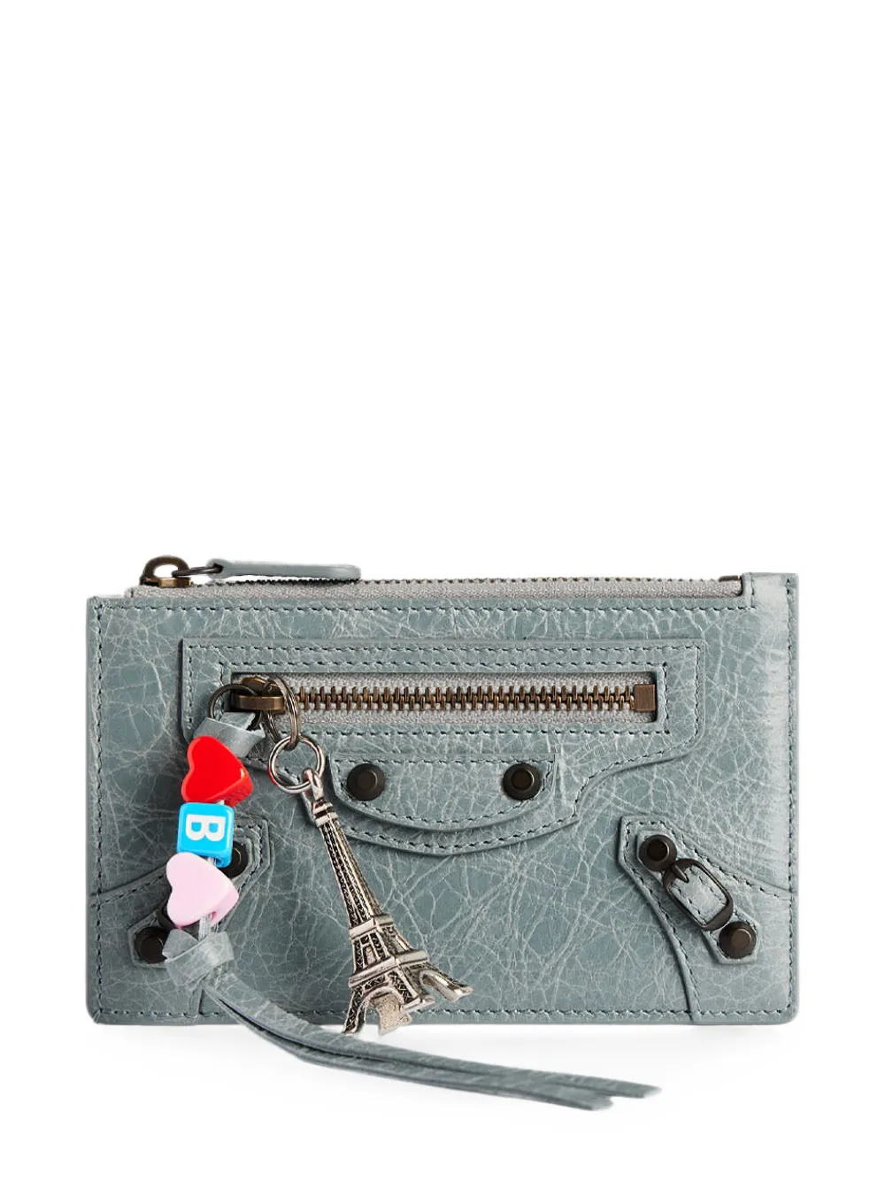 Balenciaga Le City charm-detail long car holder - Blau