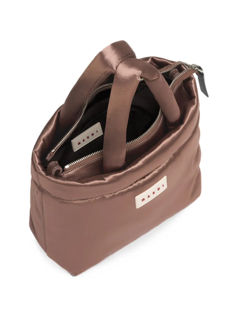 Marni Puff East West shopper Bruin