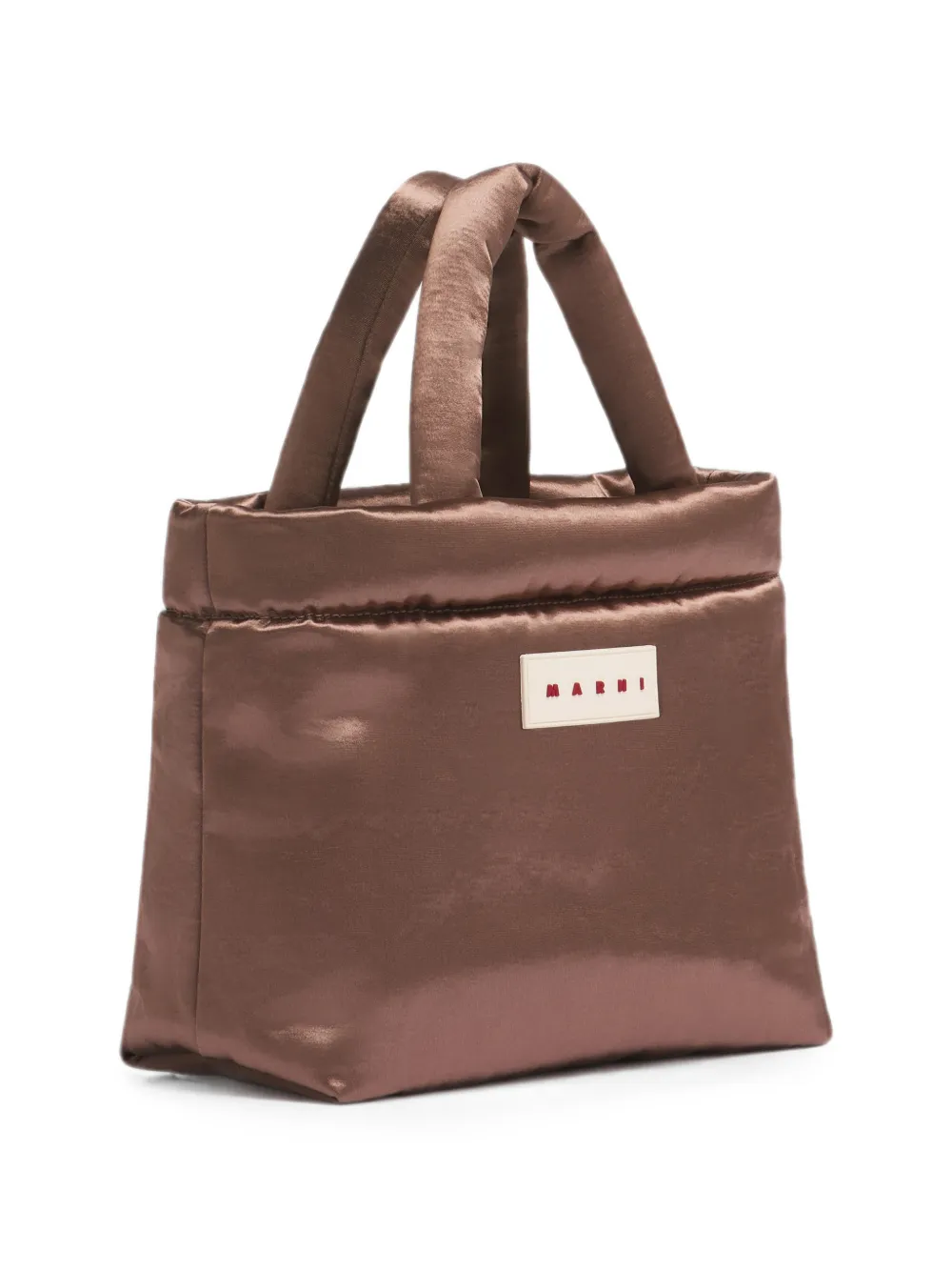Marni Puff East West shopper Bruin