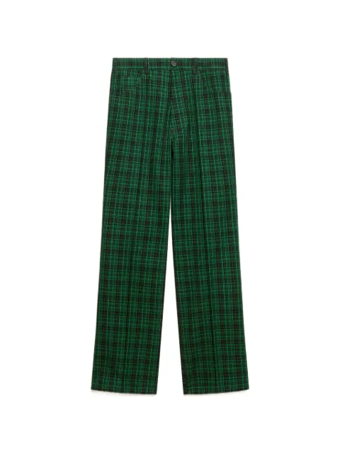 Marni checked wool trousers