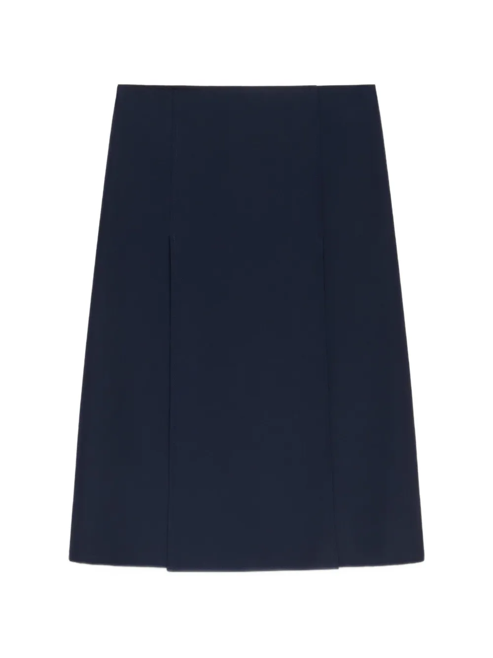 Marni deep blue techno wool skirt with pleats - Blau