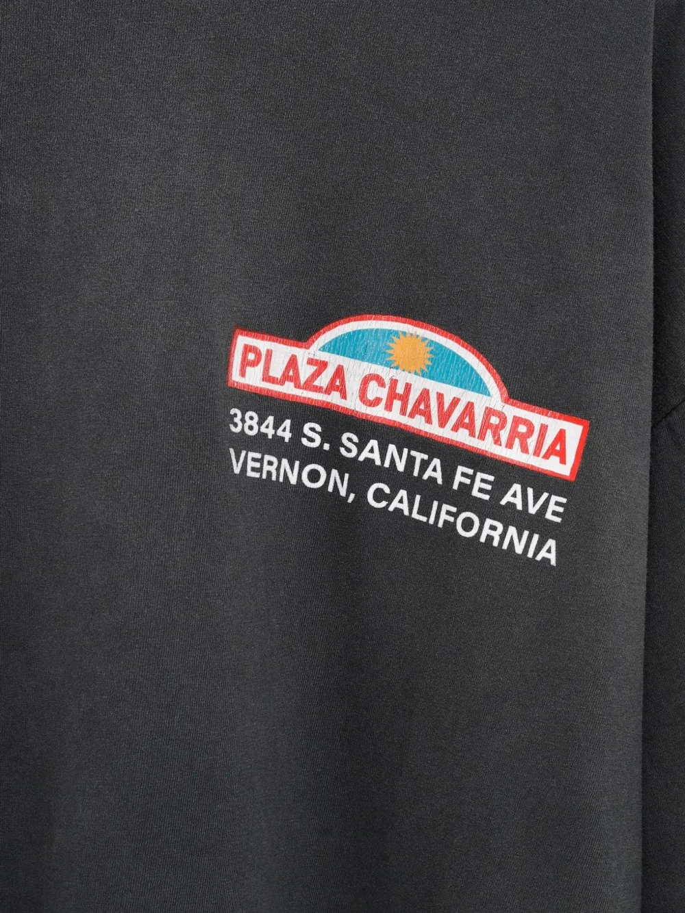 Willy Chavarria Plaza Chavarria Easy gerafeld T-shirt met grafische print Zwart
