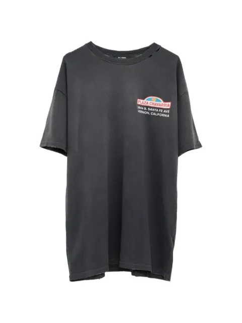 Willy Chavarria Plaza Chavarria Easy graphic-print distressed T-shirt